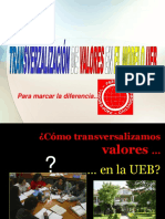 TRANSVERSALIZACIÓN DE VALORES EN EL MODELO UEB.ppt