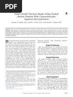 Arthrex AC Joint Repair Techniques | PDF | Surgical Suture | Joints
