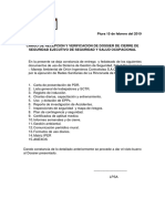 Cargo de Entrega de Doc - Rp2a