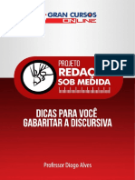 #Projeto Redação Sob Medida - Dicas Para Você Gabaritar a Discursiva - Professor Diogo Alves - Gran Cursos.pdf