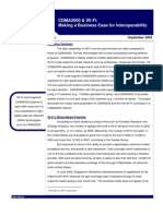 CDMA2000 & Wi-Fi: Making A Business Case For Interoperability