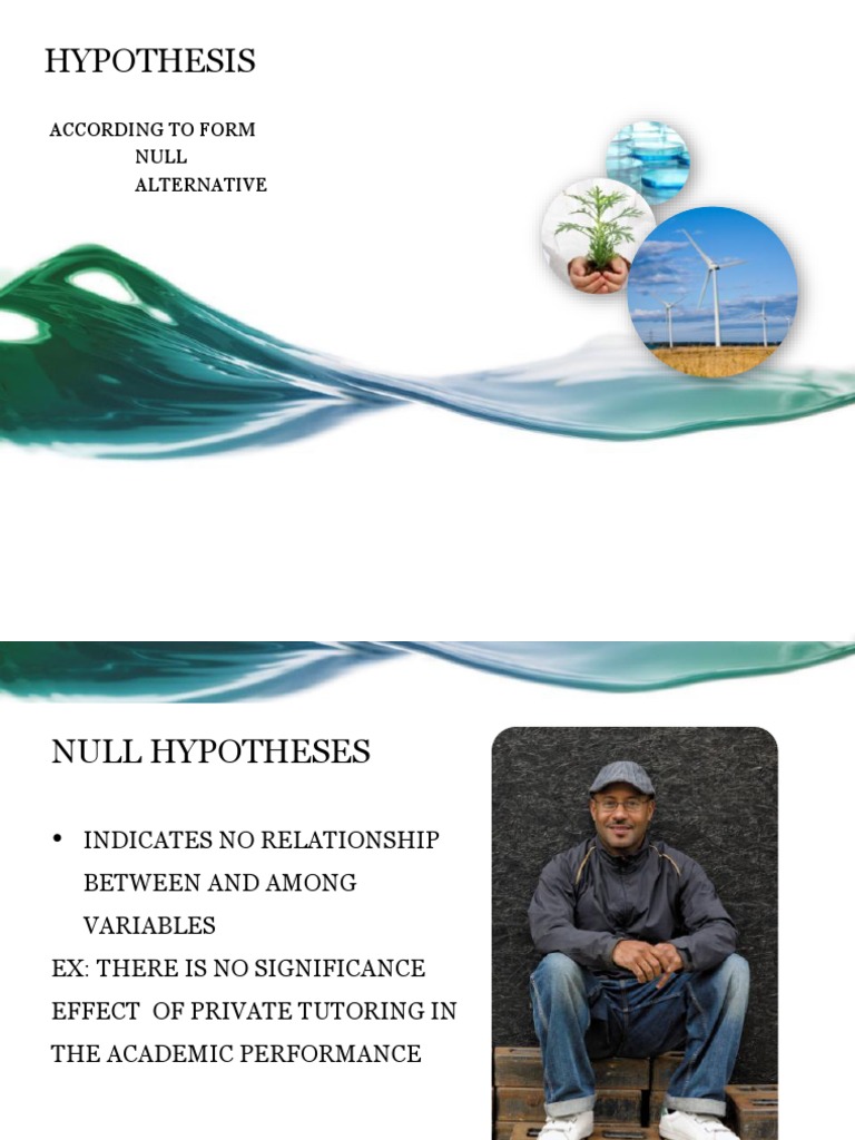 Hypothesis: According To Form Null Alternative | PDF | Null Hypothesis ...