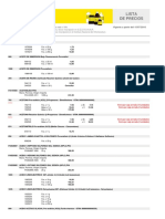 Lista de Precios Cicarelli