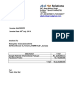 Singham PROMO Invoice PDF