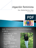 Investigación Feminista