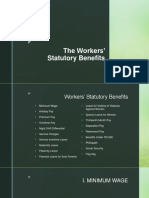 Worker's Statutory Monetary Benefits