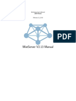 MistServer Manual 2.13