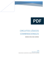 Circuitos Lógicos Combinacionales: Banda Díaz Ana Karina