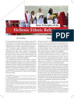 Basic Principles of The Hellenic Ethnic Religion