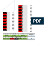 Spreadsheet with #DIV/0! errors and blank cells