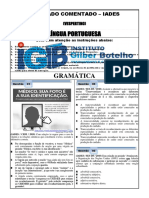 Simulado de Língua Portuguesa - Gramática - Igb - Iades 2