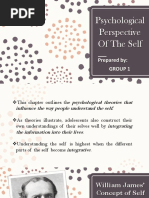 Psychological Perspective of the Self