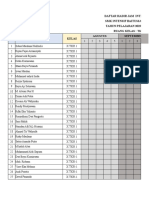 Daftar Hadir Jam Intensif A