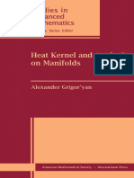 (AMS - IP Studies in Advanced Mathematics) Alexander Grigor'yan - Heat Kernel and Analysis On Manifolds-American Mathematical Society (2009) PDF