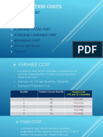 Production Cost Analysis