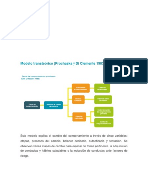 Modelo Transteórico | PDF