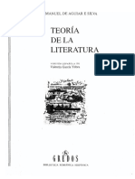 Concepto de Literatura, Aguiar e Silva