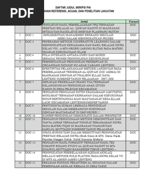 Cek Judul Juni 2019 Doc