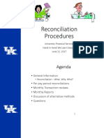 Reconciliation Procedures