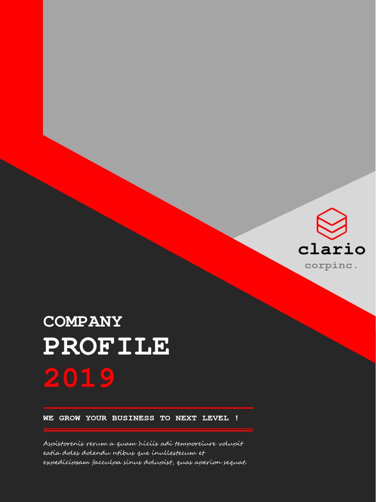 Template Company Profile