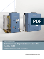 Catálogo Siemens HG 11.02 · 2013. Interruptores de potencia al vacío SION 3AE5 y 3AE1.pdf