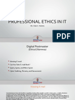 Professional ethics in IT: Addressing ethical dilemmas in email