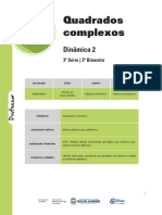 Quadrados Complexos na Forma Algébrica