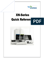 Quick Reference Sysmex XN-1000