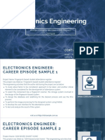 Electronics Engineering CDR Sample