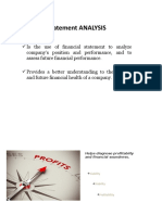 Financial Statement Analysis Ratios