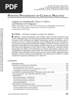 Positive Psychology in Clinical Practice (2008)