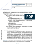 Bienvenida Al Proceso de Seleccion PDF