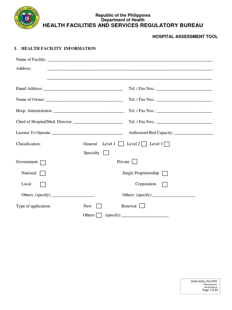 doh-requirements-level-1-hospital-hospital-surgery