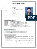 Curriculum Vitae: Personal Detail