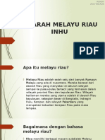 Presentasi Tentang Sejarah Melayu Riau Inhu