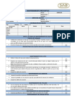 CheckList Mantenimiento Preventivo de Equipos de Computo