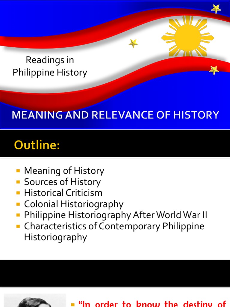 Understanding Philippine Historiography | PDF | Historian | Primary Sources