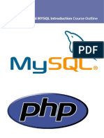 PHP and MYSQL Introduction Course Outline: Page 1 of 3