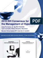 2019 ISH Consensus For The Management of Hypertension