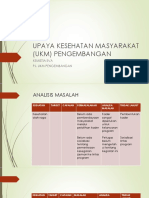 Upaya Kesehatan Masyarakat (Ukm) Pengembangan