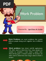 Work Problem APRIL