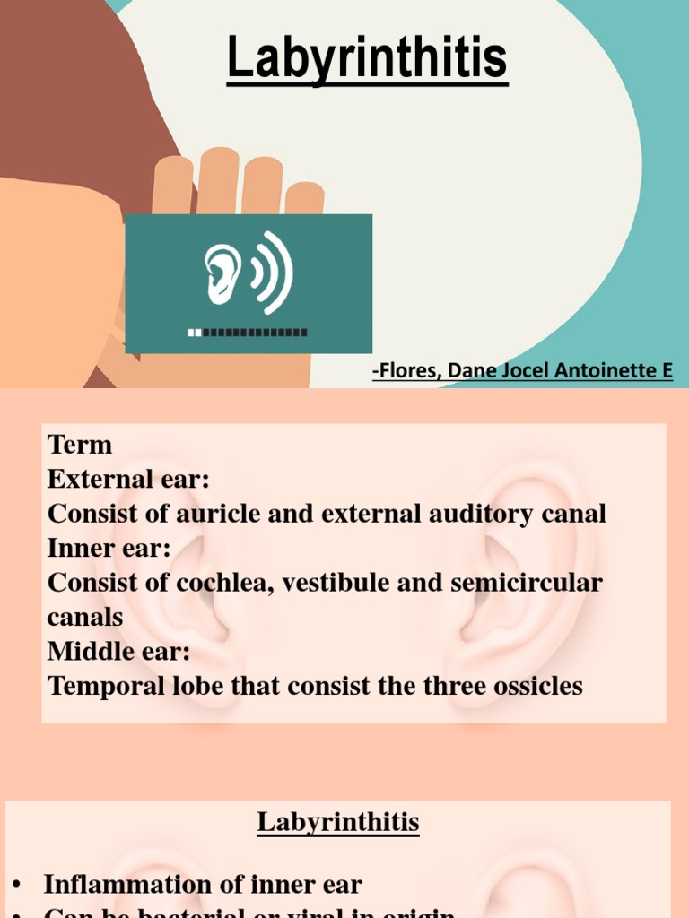 Labyrinthitis ppt