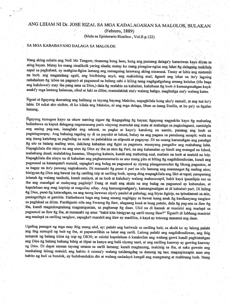 ang-liham-ni-dr-jose-rizal-sa-mga-kadalagahan-sa-malolos-bulakan-pdf-pdf