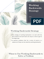 Working Backwards Strategy