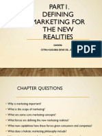 Defining Marketing For The New Realities