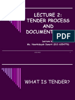 Lecture 2_tender Process n Documentation