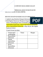 Bahan Diskusi Sejarah Jepang 11 Maret 2019