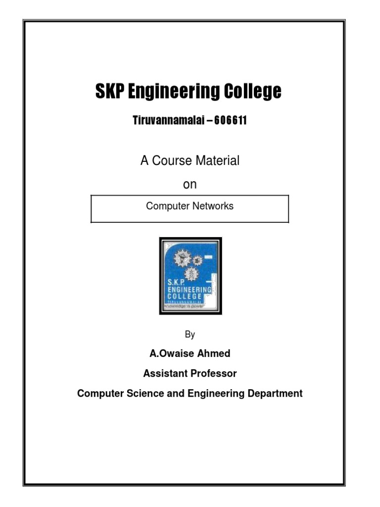 Computer Networks PDF | PDF | Network Topology | Multiplexing