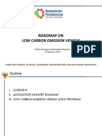 Road Map Kendaraan Emisi Rendah