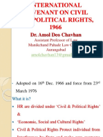 International Covenant On Civil and Political Rights, 1966: Dr. Amol Deo Chavhan